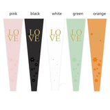 Single Rose Branch Flower Packaging Bag for Weddings
