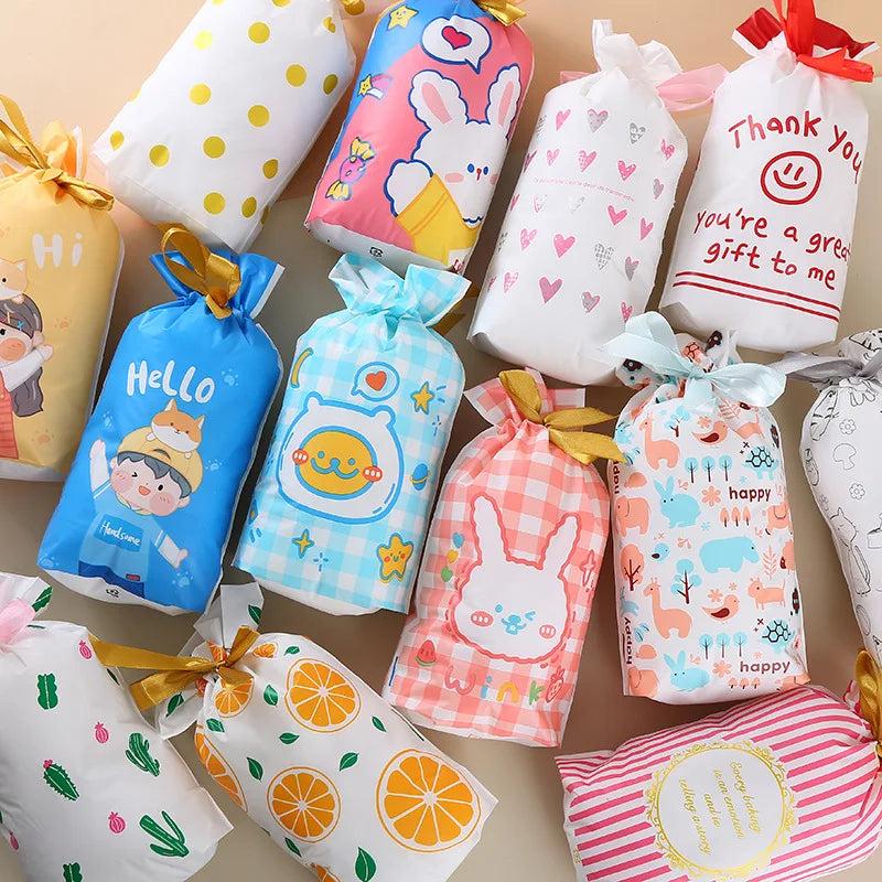 10PCS Cookie & Candy Bags for Biscuits Snacks