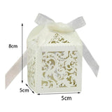 Flower Vine Candy Boxes Wedding Favor Gift Packaging Box Sweet Bag With Ribbon