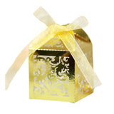 Flower Vine Candy Boxes Wedding Favor Gift Packaging Box Sweet Bag With Ribbon