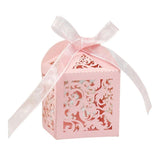 Flower Vine Candy Boxes Wedding Favor Gift Packaging Box Sweet Bag With Ribbon