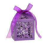 Flower Vine Candy Boxes Wedding Favor Gift Packaging Box Sweet Bag With Ribbon