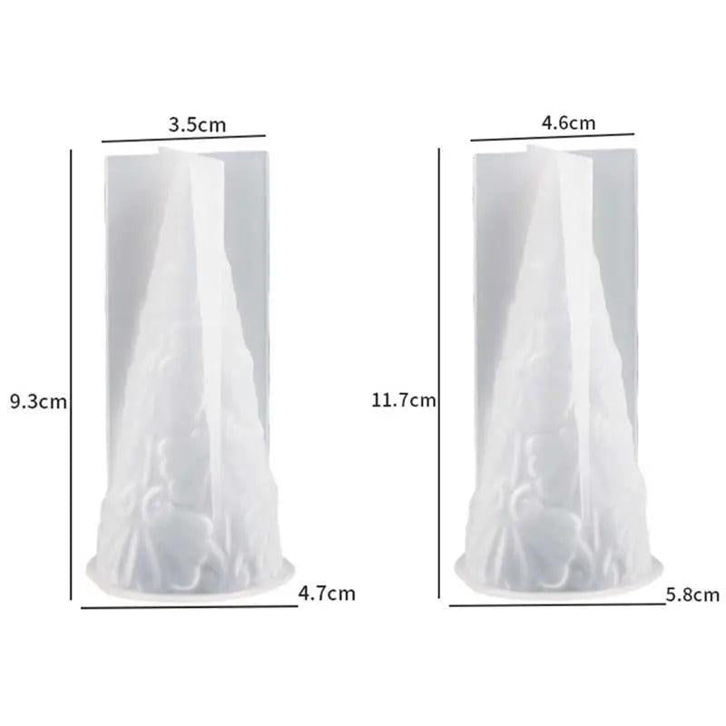 Silicone Candle Molds Set Body Column Decoration