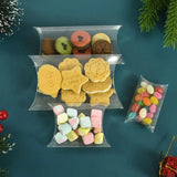 10/20Pcs Clear PVC Gift Packaging Box Pillow Shape Candy Box Xmas Party Favors