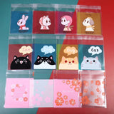 100pcs Cartoon Cookie&Candy Bags for Wedding Birthday