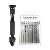 Metal Hand Drill Uv Resin Mold Tools 0.8mm-3.0mm Screw