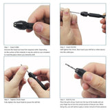 Metal Hand Drill Uv Resin Mold Tools 0.8mm-3.0mm Screw