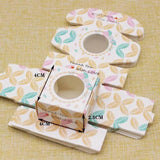 Marbling Flower Pattern Soap Wedding Favors Box - 4*4*2.5cm