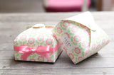 10 pcs Assorted Pattern Paper Boxes for Candy Wedding Decor