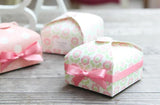 10 pcs Assorted Pattern Paper Boxes for Candy Wedding Decor