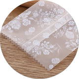 100Pcs Rose Flower Pattern Plastic Packaging Bags
