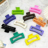 Unbreakable Girl Crab Hair Claws Oversize Matte Hair Accessories Women Headwear