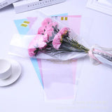 10PCS Plastic Rose Packaging Bags Single Flower Wrapping Paper