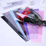 10PCS Plastic Rose Packaging Bags Single Flower Wrapping Paper