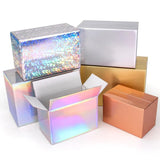 5/10pcs Black Pink Cardboard Boxes 3-Layer Corrugated Box Packaging