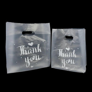 10pcs Thank You Plastic Gift Bag Wedding Birthday Party Baby Shower Decoration