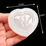 DIY Epoxy Resin Mold Heart Series Quicksand Silicone Mold Shaker