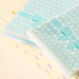 100PCS Bow Ziplock Gift Bag Cookie For Sweets Party Goodie Bags