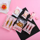 100pcs Nougat Hot Seal Bags Cookie Candy Mooncake Packaging