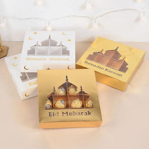 Eid Mubarak Chocolate Candy Box for Ramadan Kareem Favors