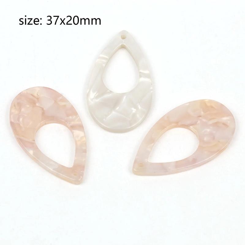 10pcs Acetic Acid Charms Resin Pendant for DIY Jewelry Making
