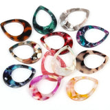 10pcs Acetic Acid Charms Resin Pendant for DIY Jewelry Making