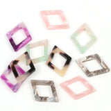 10pcs Acetic Acid Charms Resin Pendant for DIY Jewelry Making