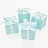 10Pcs Silver Paper Candy Box Chocolate Gift Packaging Boxes