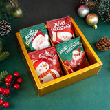 100pcs Santa Cookie Hot Seal Bags Christmas Party Decoration