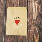 24pcs Rose Paper Gift Bags for Birthday Wedding Party Favors Packing