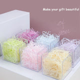 Colorful Shredded Crinkle Raffia Filler DIY Wedding Party Candy Packaging