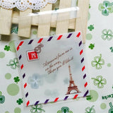 100Pcs Clear Plastic Cookie Packaging Bags Party Supplies Wedding Decoration