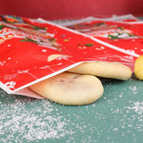 10PCS Christmas Gift Bags for Candy Cookie Snacks, Pearl Film Print