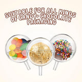 10Pcs Clear Acrylic Chocolate Truffle Candy Box Holder