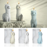 Alpaca Silicone Candle Mold for Aromatherapy Gypsum Candle Making
