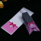 100pcs 5*10+3cm Plastic Cookie Packaging Cupcake Wrapper Bags Opp Self Adhesive
