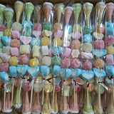200 Small Long Clear Plastic Bags for Candy Cookie Gift Packaging