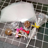 200 Small Long Clear Plastic Bags for Candy Cookie Gift Packaging
