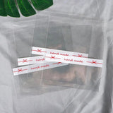 100pcs 14x14+3cm Big Cookie Candy Plastic Bags Self Adhesive Packaging