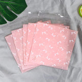 100pcs 14x14+3cm Big Cookie Candy Plastic Bags Self Adhesive Packaging