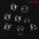 10Pcs Clear Mini Chocolate Box Holder Plastic Truffle Candy Packaging