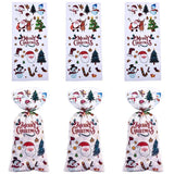 Merry Christmas Candy Cookie Bag Xmas Gift Packaging Bags
