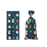 Merry Christmas Candy Cookie Bag Xmas Gift Packaging Bags