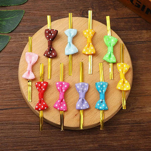 Candy Pastry Tie Wire Wrapping Thread Bow Seal Cake Cookies Baking Bags