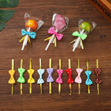 Candy Pastry Tie Wire Wrapping Thread Bow Seal Cake Cookies Baking Bags