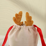 10pcs Velvet Christmas Candy Bag Goodies Halloween Gift Packaging
