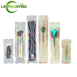 100pcs Hologram Zip Lock Bags for Makeup Cosmetics