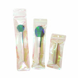 100pcs Hologram Zip Lock Bags for Makeup Cosmetics