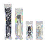 100pcs Hologram Zip Lock Bags for Makeup Cosmetics