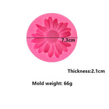 Daisy Sunflower Candle Silicone Mold DIY Candle Jar Making Plaster Epoxy Resin